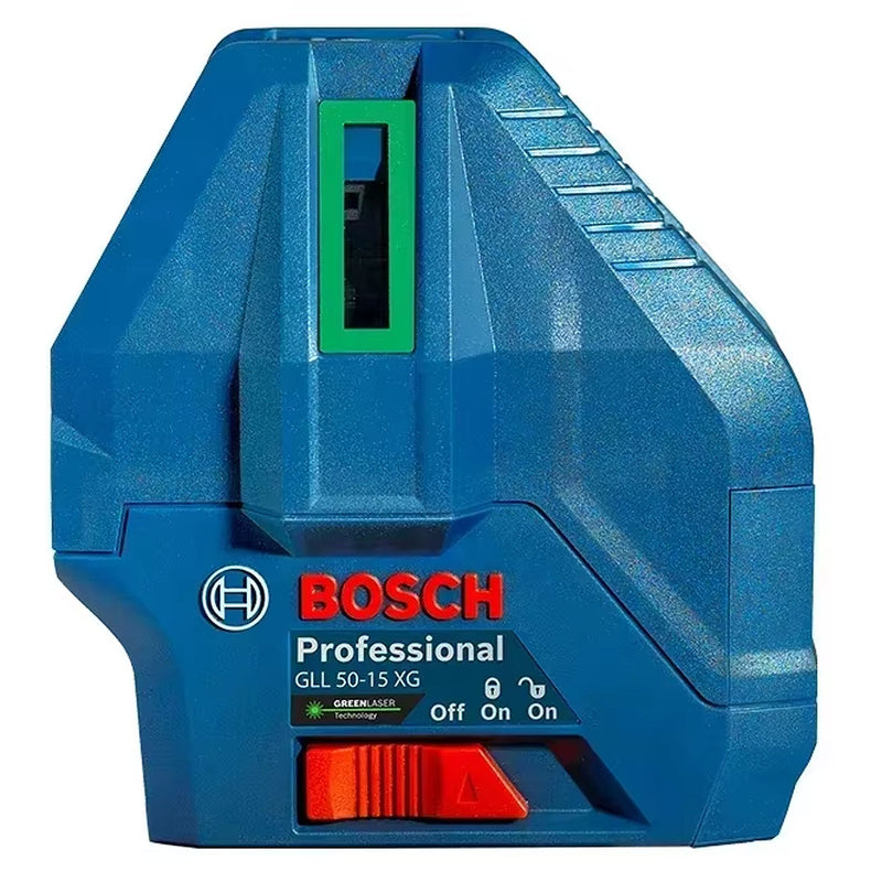 Máy cân mực Laser 5 tia xanh Bosch GLL 50-15 XG đo tối đa 50m