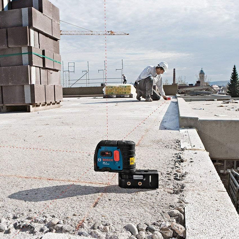 Máy cân mực Laser 2 tia đỏ Bosch GPL 5 đo tối đa 30m mã số 0601066200