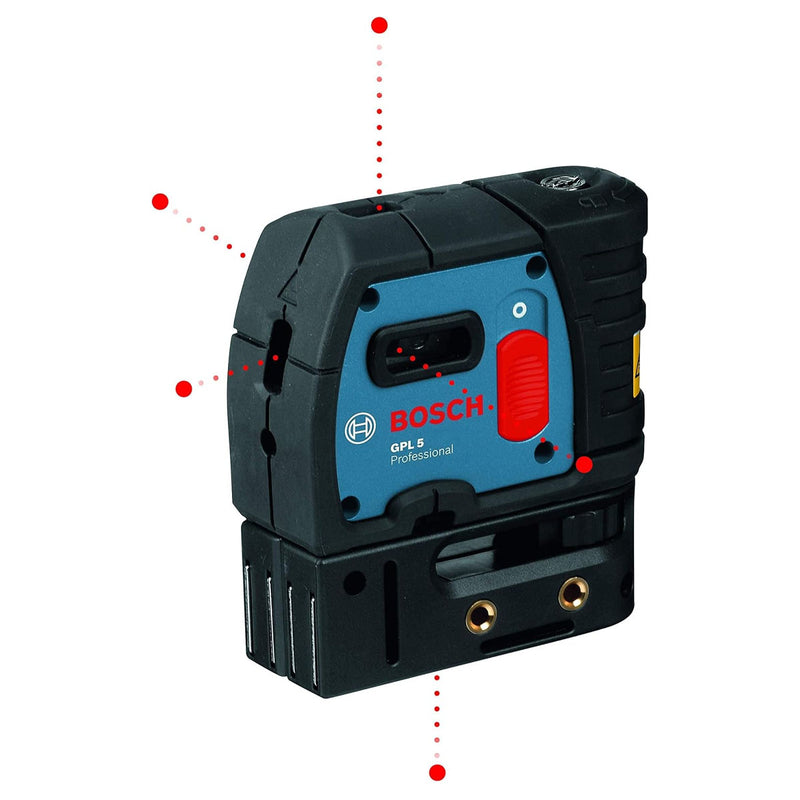 Máy cân mực Laser 2 tia đỏ Bosch GPL 5 đo tối đa 30m mã số 0601066200