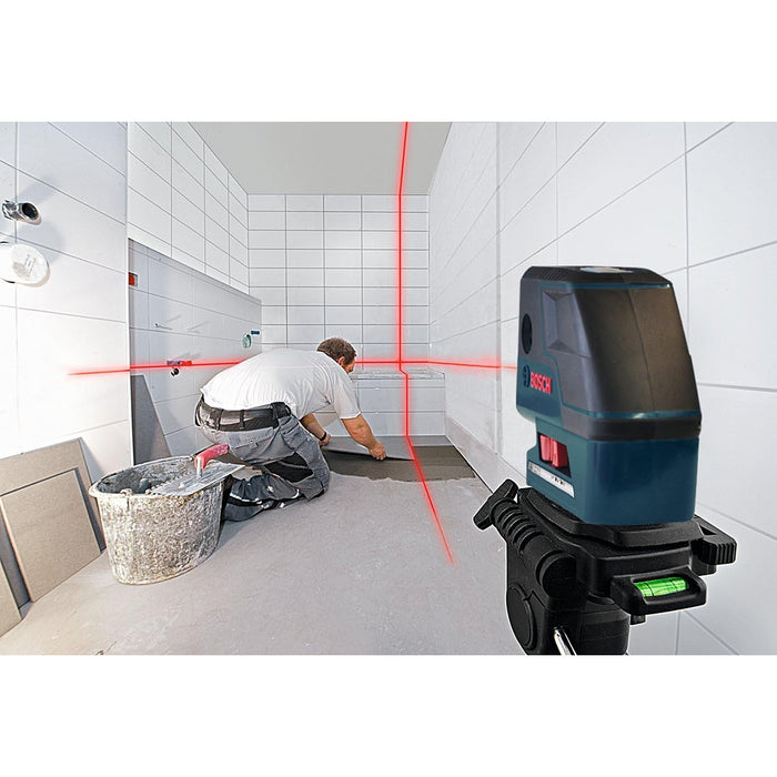 Máy cân mực Laser 2 tia đỏ Bosch GCL 25 đo tối đa 30m mã số 0601066B00