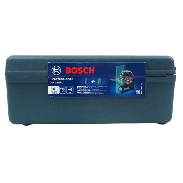 Máy cân mực Laser 2 tia xanh Bosch GCL 2-15 G đo tối đa 15m mã số 0601066J00