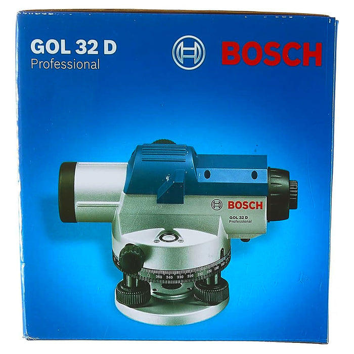 Máy thủy bình Bosch GOL 32 D phạm vi làm việc 120m mã số 0601068500