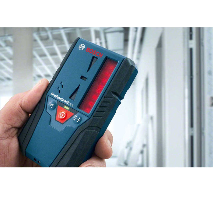 Thiết bị nhận tia Laser đỏ Bosch LR 6 dùng cho máy cân mực mã số 0601069H00