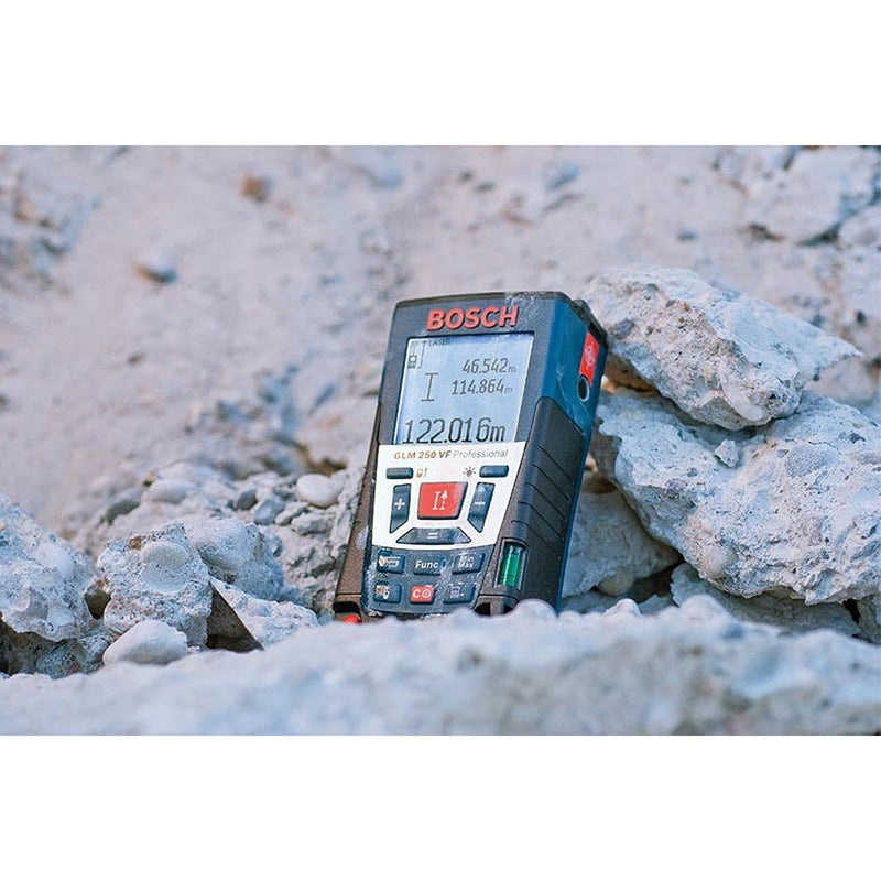 Máy đo khoảng cách bằng Laser Bosch GLM 250 VF đo tối đa 250m mã số 0601072170