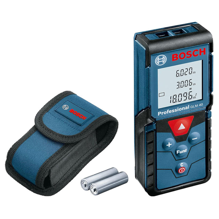 Máy đo khoảng cách bằng Laser Bosch GLM 40 đo tối đa 40m mã số 06010729K0