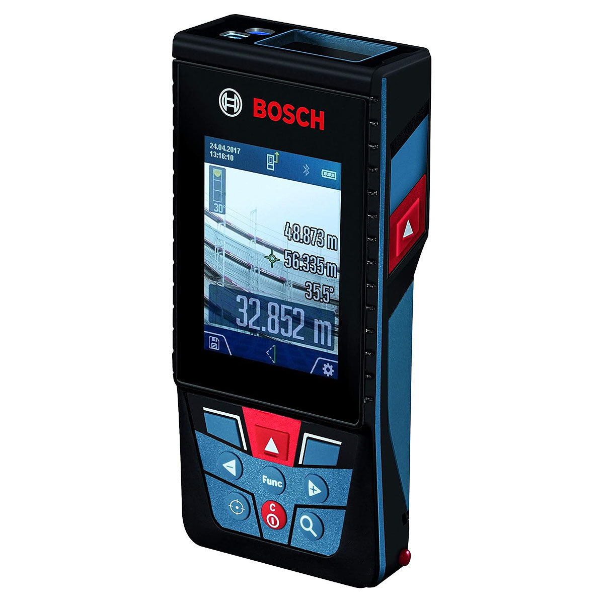 Máy đo khoảng cách bằng Laser Bosch GLM 150 C đo tối đa 150m mã số 0601072FK0