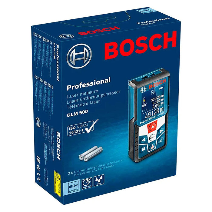 Máy đo khoảng cách bằng Laser Bosch GLM 500 đo tối đa 50m mã số 0601072HK0