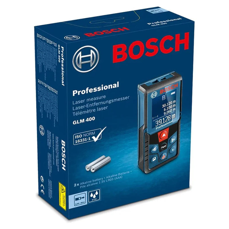Máy đo khoảng cách bằng Laser Bosch GLM 400 đo tối đa 40m mã số 0601072RK0