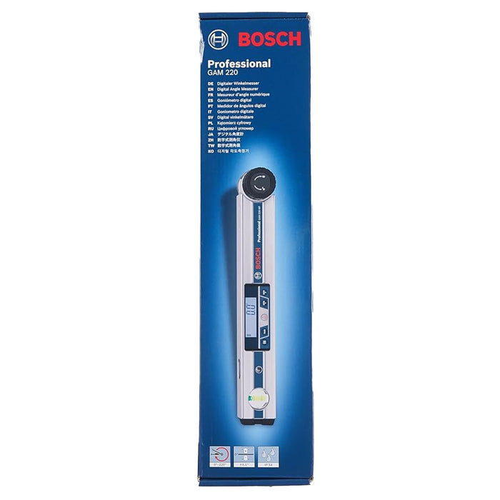 Thước thủy đo góc kỹ thuật số Bosch GAM 220 chiều dài 400mm mã số 0601076500