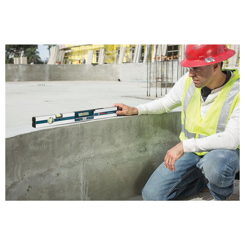 Thước thủy kỹ thuật số kết hợp tia Laser Bosch GIM 60 L chiều dài 600mm mã số 0601076900