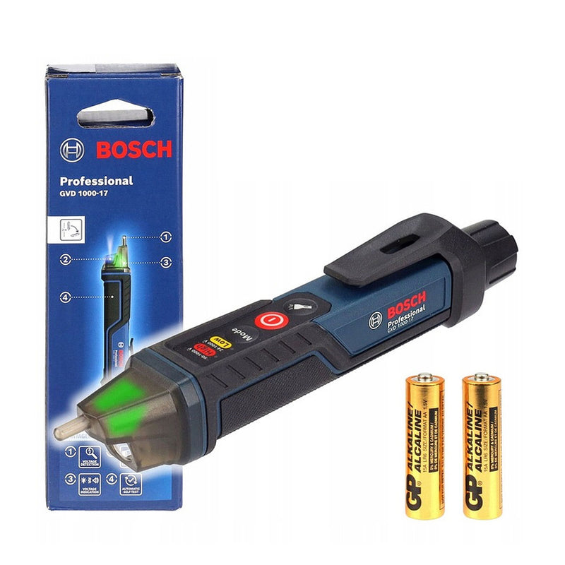 Bút thử điện không chạm Bosch GVD 1000-17 dải điện áp đo từ 24V - 1000V/AC mã số 06010770K0