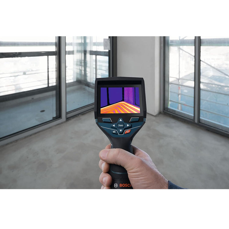 Máy đo nhiệt độ tia hồng ngoại Bosch GTC 400 C dãi nhiệt độ từ -10°C - 400°C mã số 0601083150