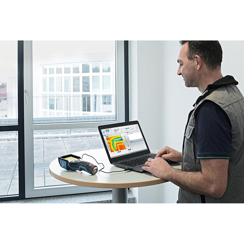 Máy đo nhiệt độ tia hồng ngoại Bosch GTC 400 C dãi nhiệt độ từ -10°C - 400°C mã số 0601083150