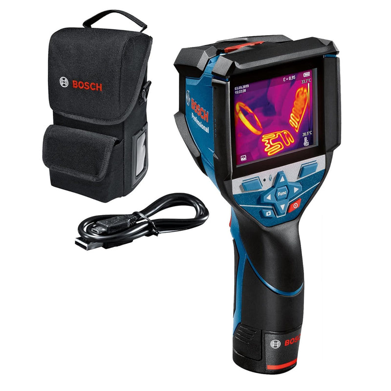 Camera đo nhiệt tia hồng ngoại Bosch GTC 600 C dùng Pin 10.8V, 12V mã số 06010835K1