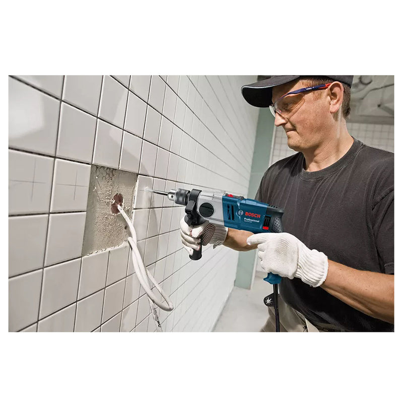 Máy khoan búa Bosch GSB 20-2 RE công suất 800W, đầu kẹp 13mm mã số 06011A21K1