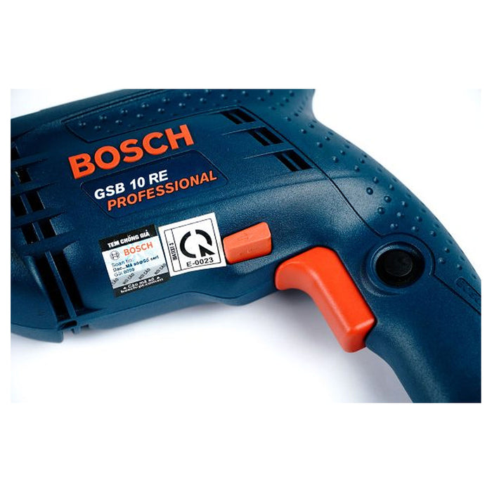 Máy khoan gỗ thép Bosch GSB 10 RE công suất 500W, đầu kẹp 10mm