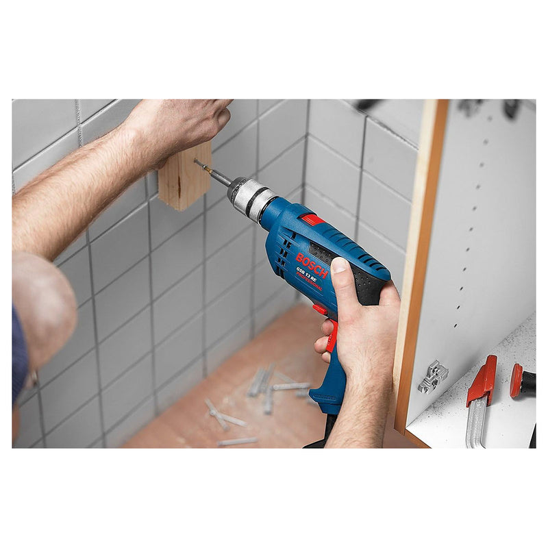 Máy khoan búa Bosch GSB 13 RE công suất 600W, đầu kẹp 13mm mã số 06012271K0