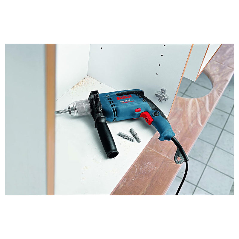 Máy khoan búa Bosch GSB 13 RE công suất 600W, đầu kẹp 13mm mã số 06012271K0