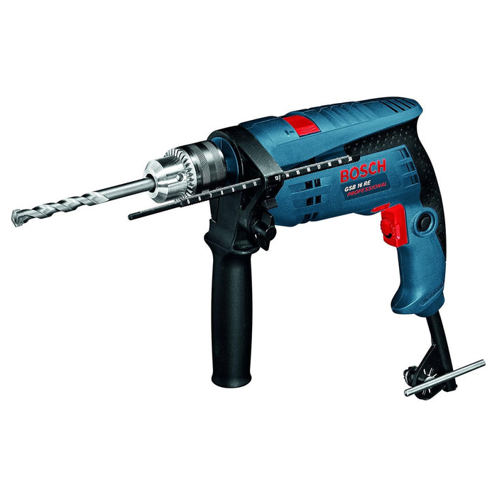 Máy khoan gỗ thép Bosch GSB 16 RE công suất 750W, đầu kẹp 13mm mã số 06012281K1