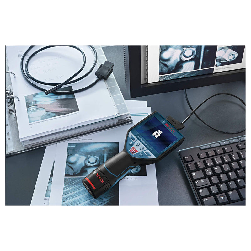 Camera nội soi kỹ thuật dùng Pin Bosch GIC 120 C mã số 06012412K0