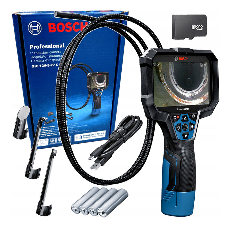 Camera nội soi kỹ thuật Bosch GIC 5-27 C  dùng Pin 12V mã số 06012414K0