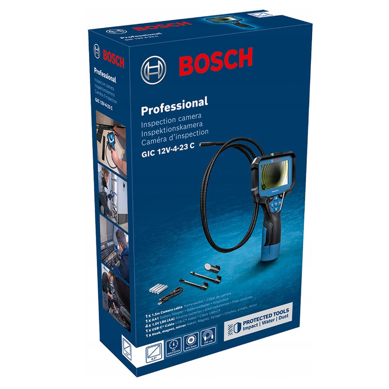 Camera nội soi kỹ thuật Bosch GIC 4-23 C dùng Pin 12V mã số 06012415K0