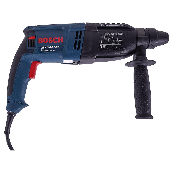 Máy khoan bê tông 3 chức năng Bosch GBH 2-26 DRE công suất 800W, có điều tốc đuôi gài SDS-Plus mã số 0611253704