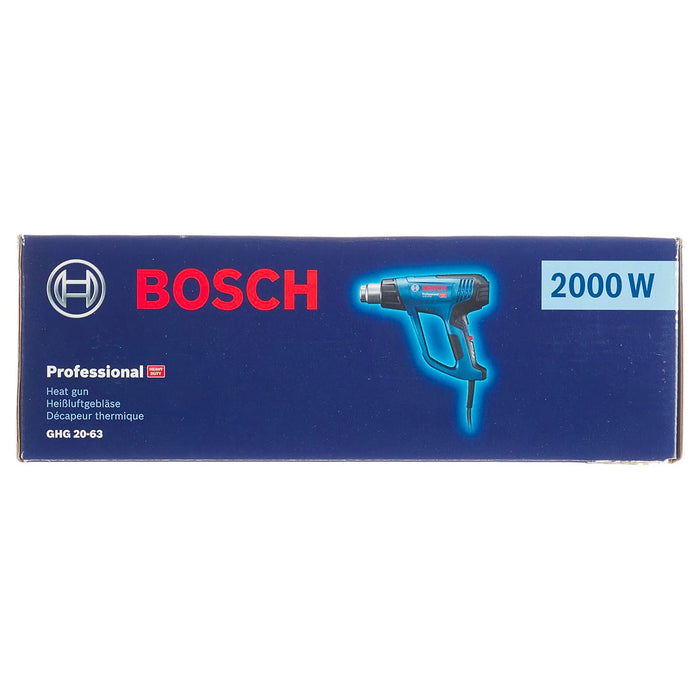 Máy khò nhiệt Bosch GHG 20-63 công suất 2000W, nhiệt độ từ 50 - 630°C mã số 06012A62K0