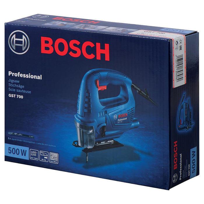 Máy cưa lọng Bosch GST 700 công suất 500W, độ xọc 20mm mã số 06012A70K0