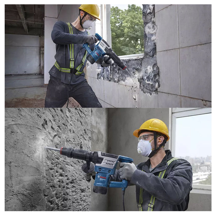 Máy đục bê tông hạng nặng Bosch GSH 5 công suất 1,100W, đuôi lục giác 17mm mã số 06113370K0