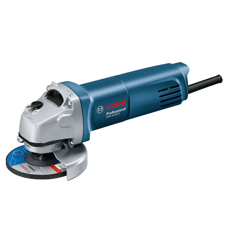 Máy mài góc Bosch GWS 6-100 S công suất 710W, đường kính lưỡi 100mm công tắc đuôi có điều tốc mã số 060137508M