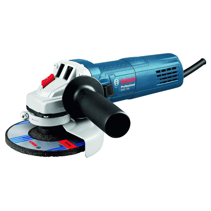 Máy mài góc Bosch GWS 700 công suất 710W, đường kính lưỡi 100mm, công tắc trượt mã số 06013A31K0