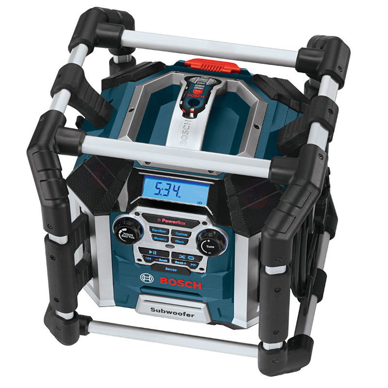 Máy nghe nhạc di động, tích hợp radio Bosch GML 50 dùng Pin 18V, 14.V và điện