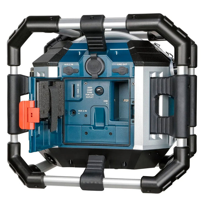 Máy nghe nhạc di động, tích hợp radio Bosch GML 50 dùng Pin 18V, 14.V và điện