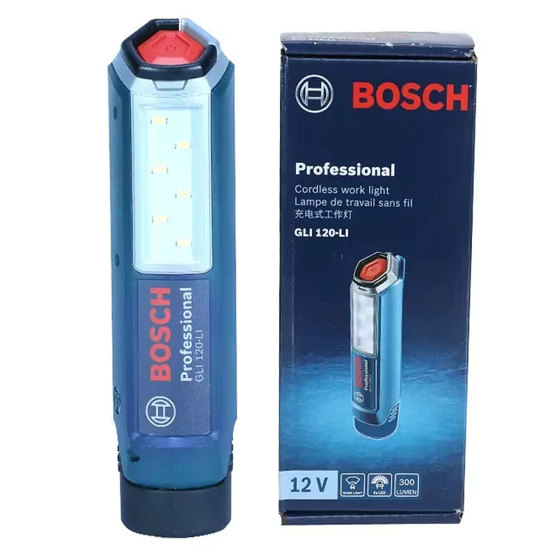Đèn LED Bosch GLI 120-LI dùng Pin 12V, độ sáng 300lm