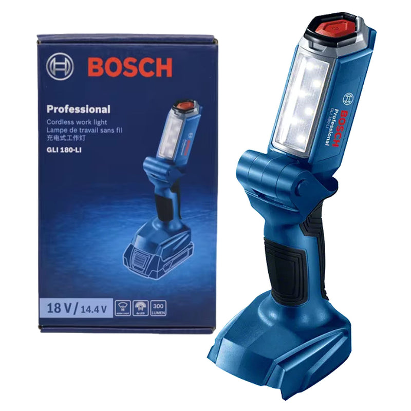 Đèn LED Bosch GLI 180-LI dùng Pin 18V, 14.4V độ sáng 300lm