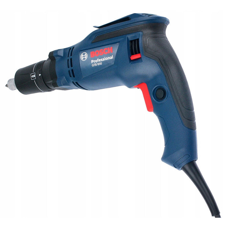 Máy vặn vít thạch cao Bosch GTB 650 công suất 650W, đuôi lục giác 6.35mm (1/4 inch) mã số 06014A20K0