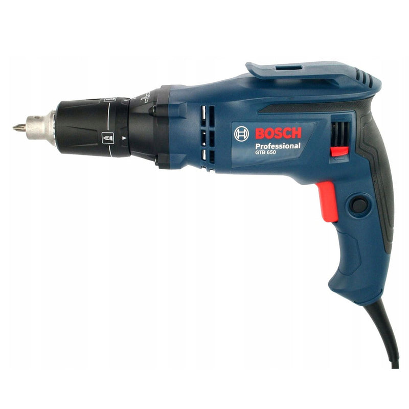 Máy vặn vít thạch cao Bosch GTB 650 công suất 650W, đuôi lục giác 6.35mm (1/4 inch) mã số 06014A20K0