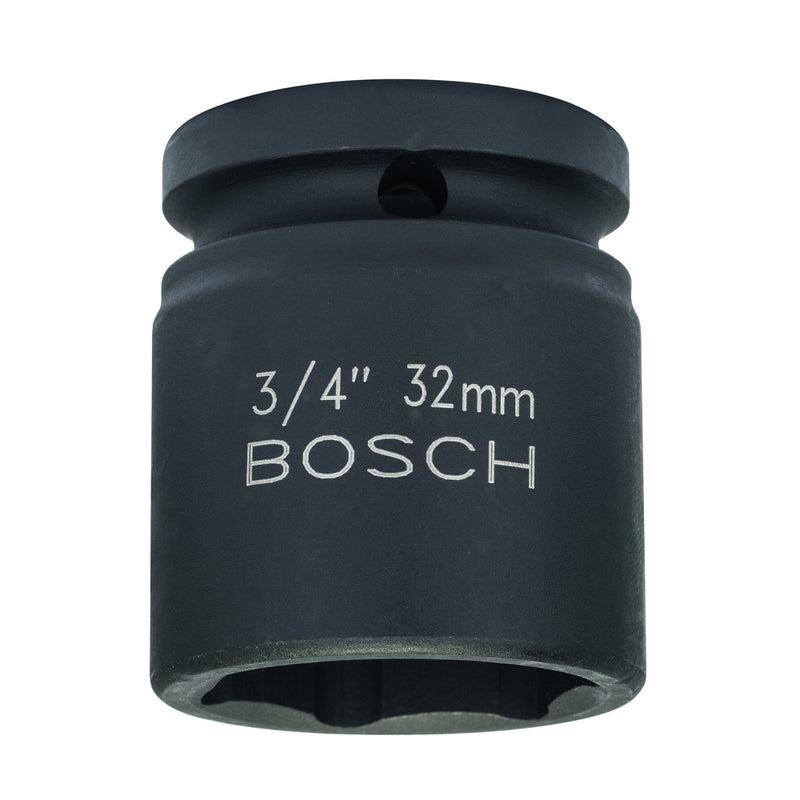 Đầu tuýp Bosch 1608552010 cốt 3/4 inch, đầu 32mm, dài 44mm