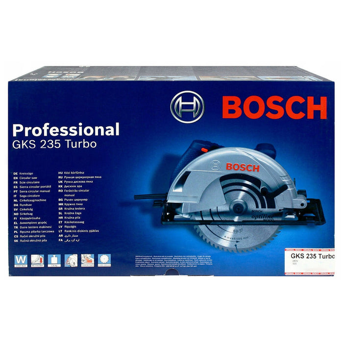 Máy cưa đĩa Bosch GKS 235 Turbo công suất 2,050W, đường kính lưỡi 235mm