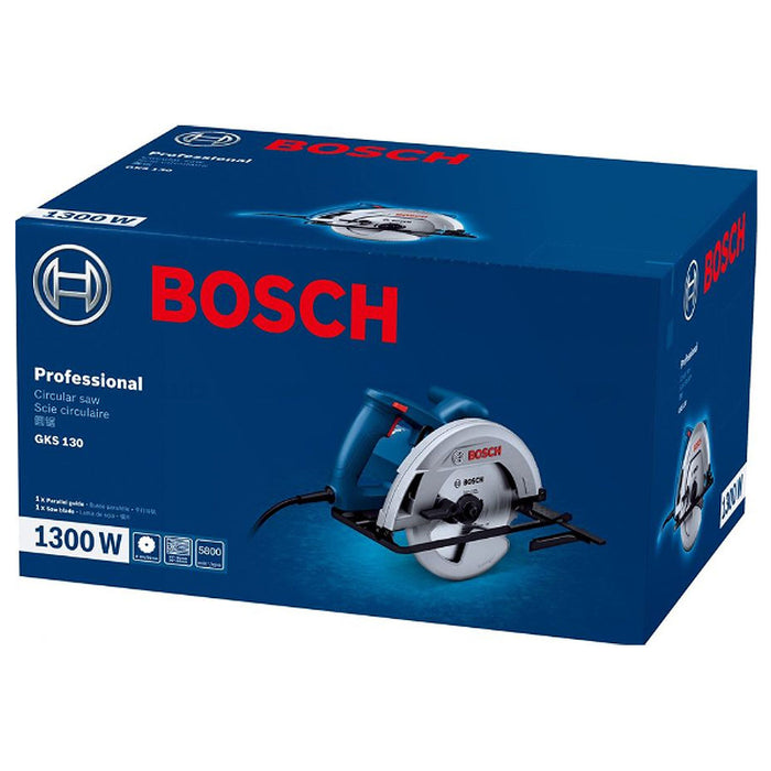 Máy cưa đĩa Bosch GKS 130 công suất 1,300Wm đường kính lưỡi 185mm mã số 06016C30K0