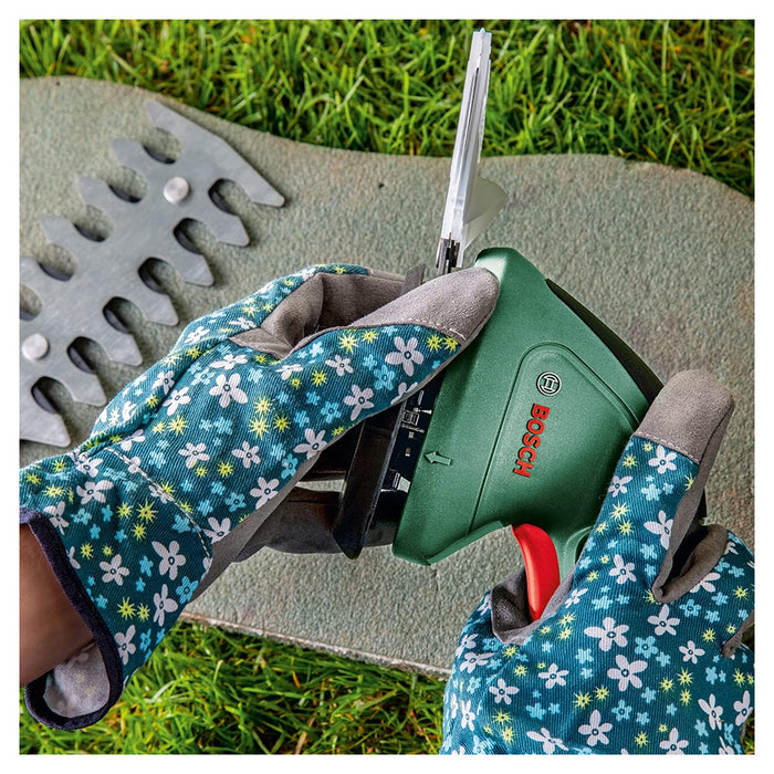 Máy tỉa cỏ, tỉa hàng rào Bosch Easyshear dùng Pin sạc 3.6V, chiều dài lưỡi 120mm, 80mm mã số 0600833341