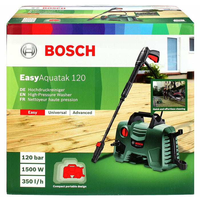 Máy xịt rửa cao áp Bosch EasyAquatak 120 công suất 1,500W, áp lực 120 bar mã số 06008A79K1