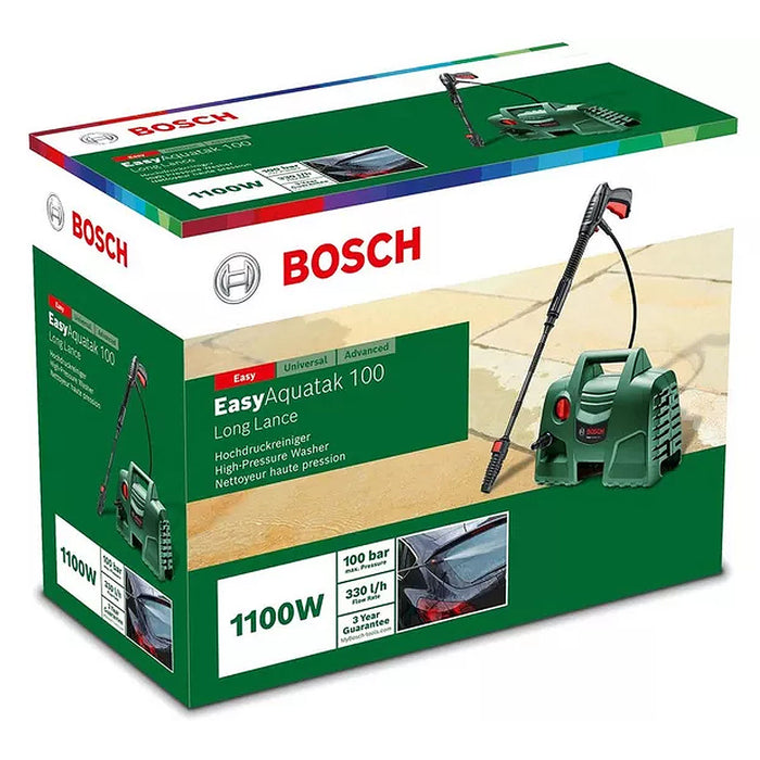 Máy xịt rửa cao áp Bosch EasyAquatak 100 công suất 1,100W, áp lực 100 bar mã số 06008A7EK0