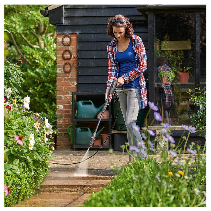 Máy xịt rửa cao áp Bosch EasyAquatak 100LL công suất 1,100W, áp lực 100 bar mã số 06008A7EK1