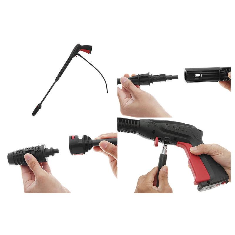 Máy xịt rửa cao áp Bosch EasyAquatak 100LL công suất 1,100W, áp lực 100 bar mã số 06008A7EK1