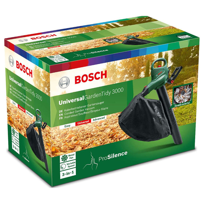 Máy thổi, hút lá Bosch Universal Garden Tidy 3000 công suất 3000W mã số 06008B1001