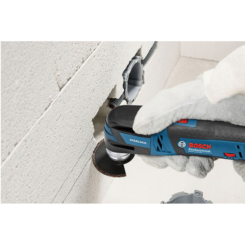 Máy cắt rung đa năng Bosch GOP 12V-28 dùng Pin 12V, tiêu chuẩn lưỡi Starlock