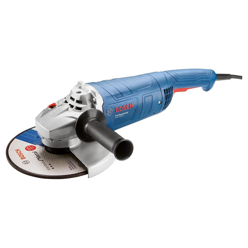 Máy mài góc Bosch GWS 2200-230 công suất 2,200W đường kính lưỡi 230mm, công tắc bóp mã số 06018C10K0