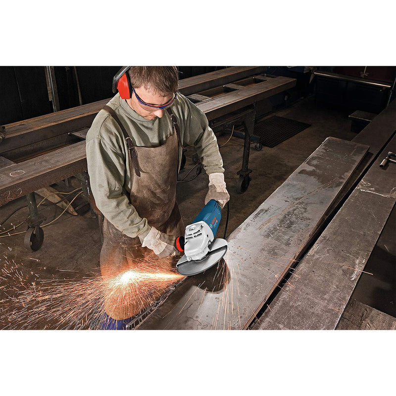 Máy mài góc Bosch GWS 24-180 công suất 2,400W đường kính lưỡi 180mm, công tắc bóp mã số 06018C20K0